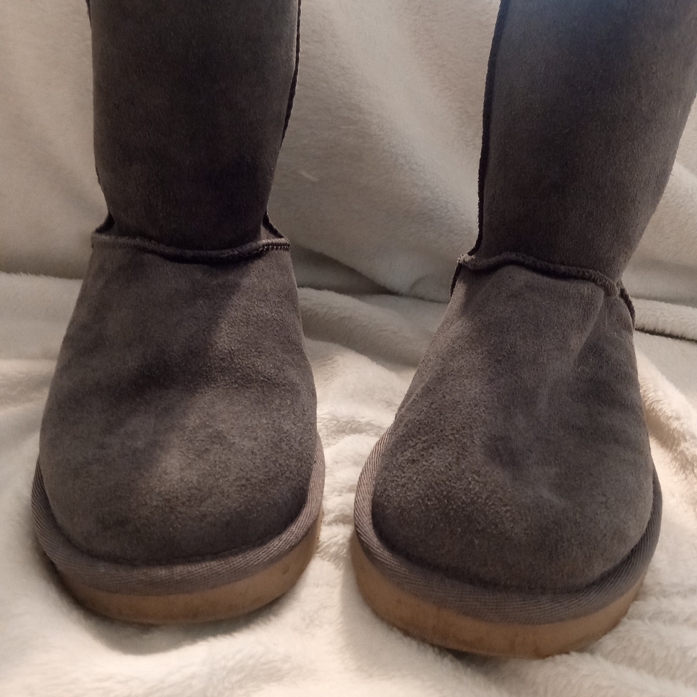 Koolaburra by UGG Gray Lined Boots Size 7 - Picture 2 of 9